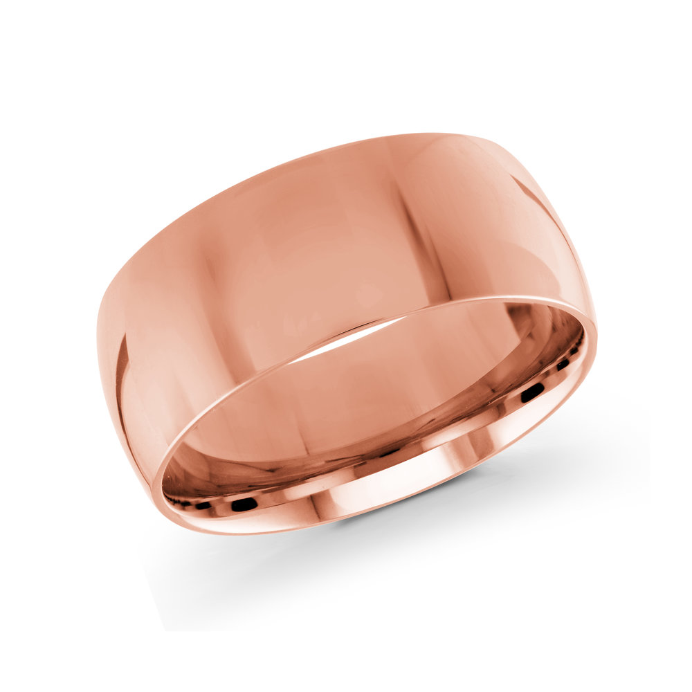 Pink Gold Men's Ring Size 9mm (J-100-09PG)